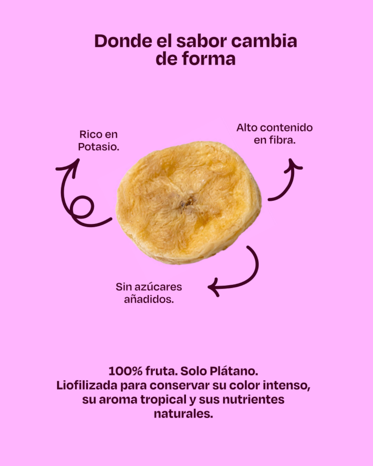 Beneficios plátano liofilizado Norfeu Foods
