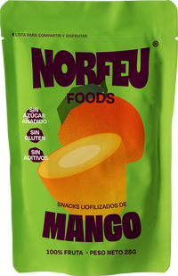Doypack de mango liofilizado Norfeu Foods