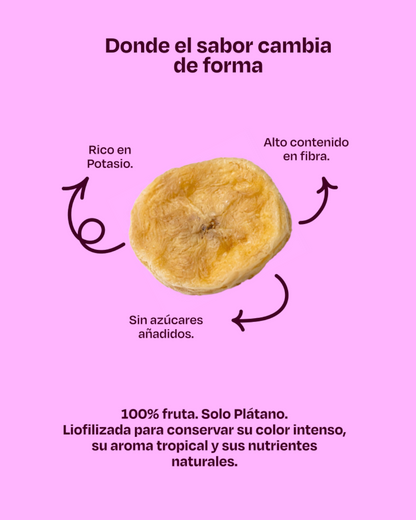 Beneficios plátano liofilizado Norfeu Foods